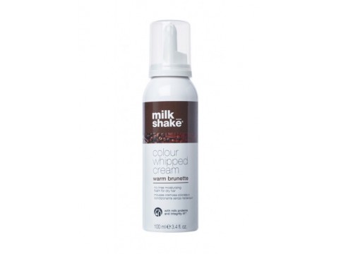 MILK_SHAKE Colour Whipped Cream Warm Brunette Kondicinuojančios Dažančios Putos Plaukams 100 ml